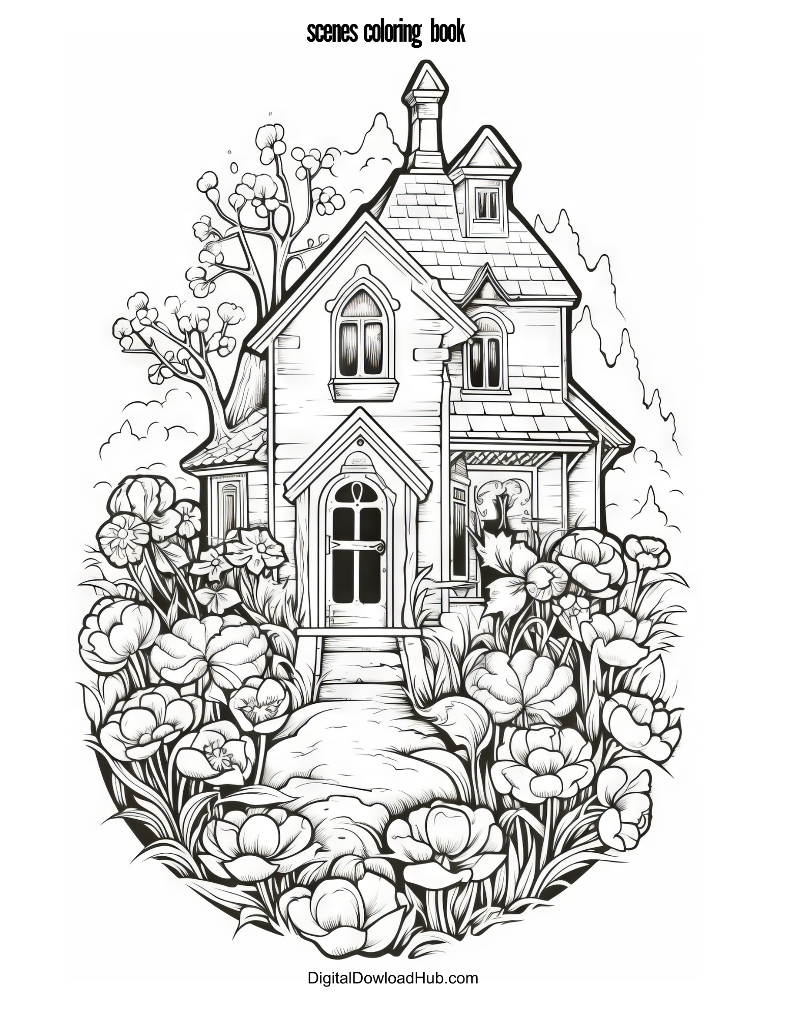 Scenes Coloring Book - Image 3